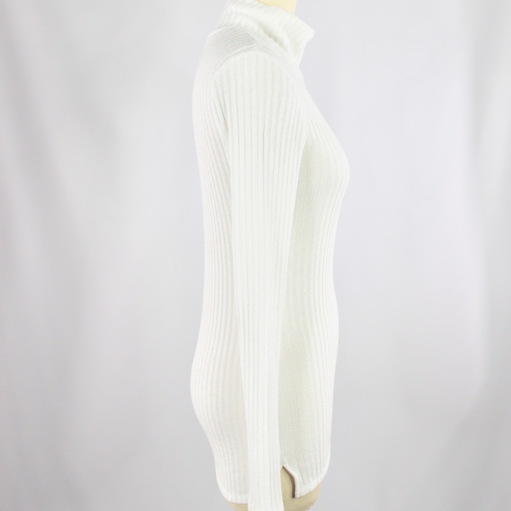 Aritzia WILFRED FREE Buswell Ribbed Mock Neck Top - Picture 5 of 9